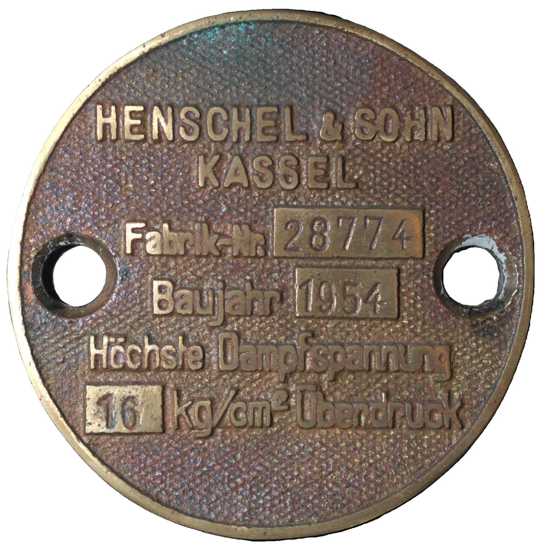 Kesselschild Henschel